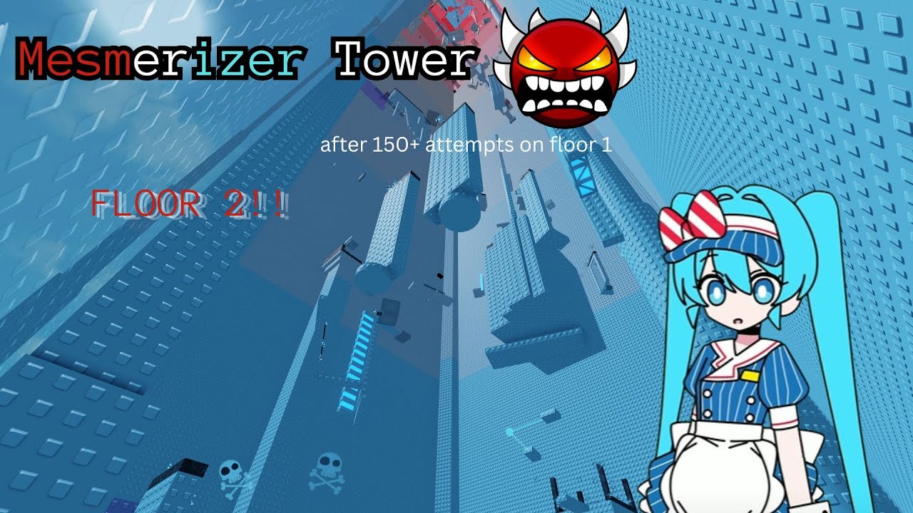 Mesmerizer Tower Grind PB: Floor 2 first half