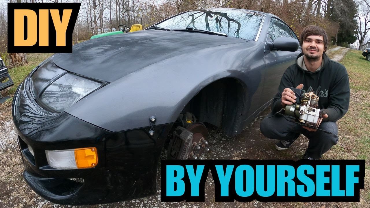 Процесс замены ABS и прокачки тормозов Z32 300zx