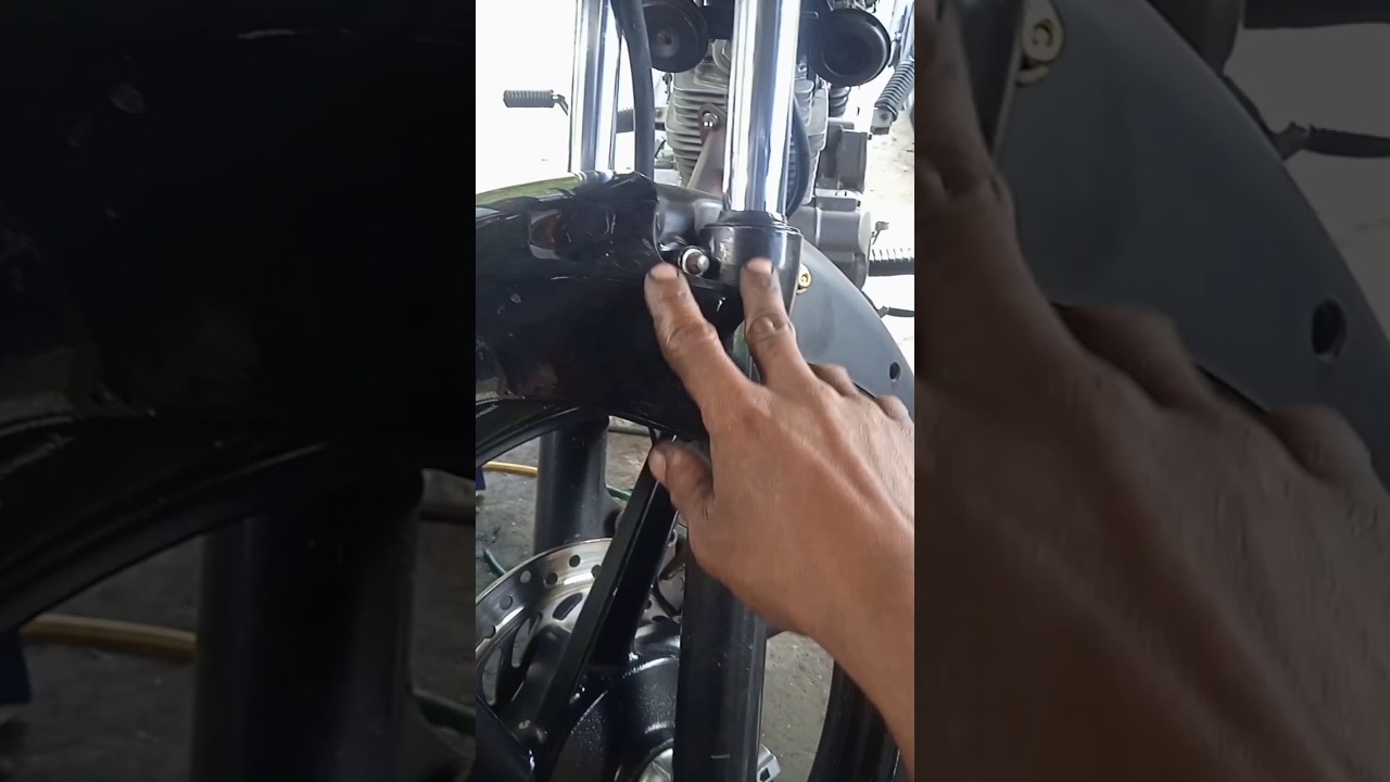 PENYEBAB SHOCK DEPAN MOTOR KERAS#shorts