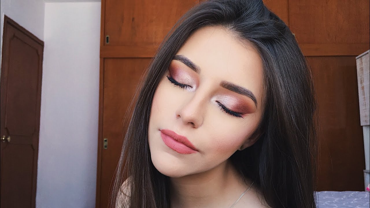 Maquillaje en tonos ROSE GOLD (rápido y bonito )💖Anel Flynn