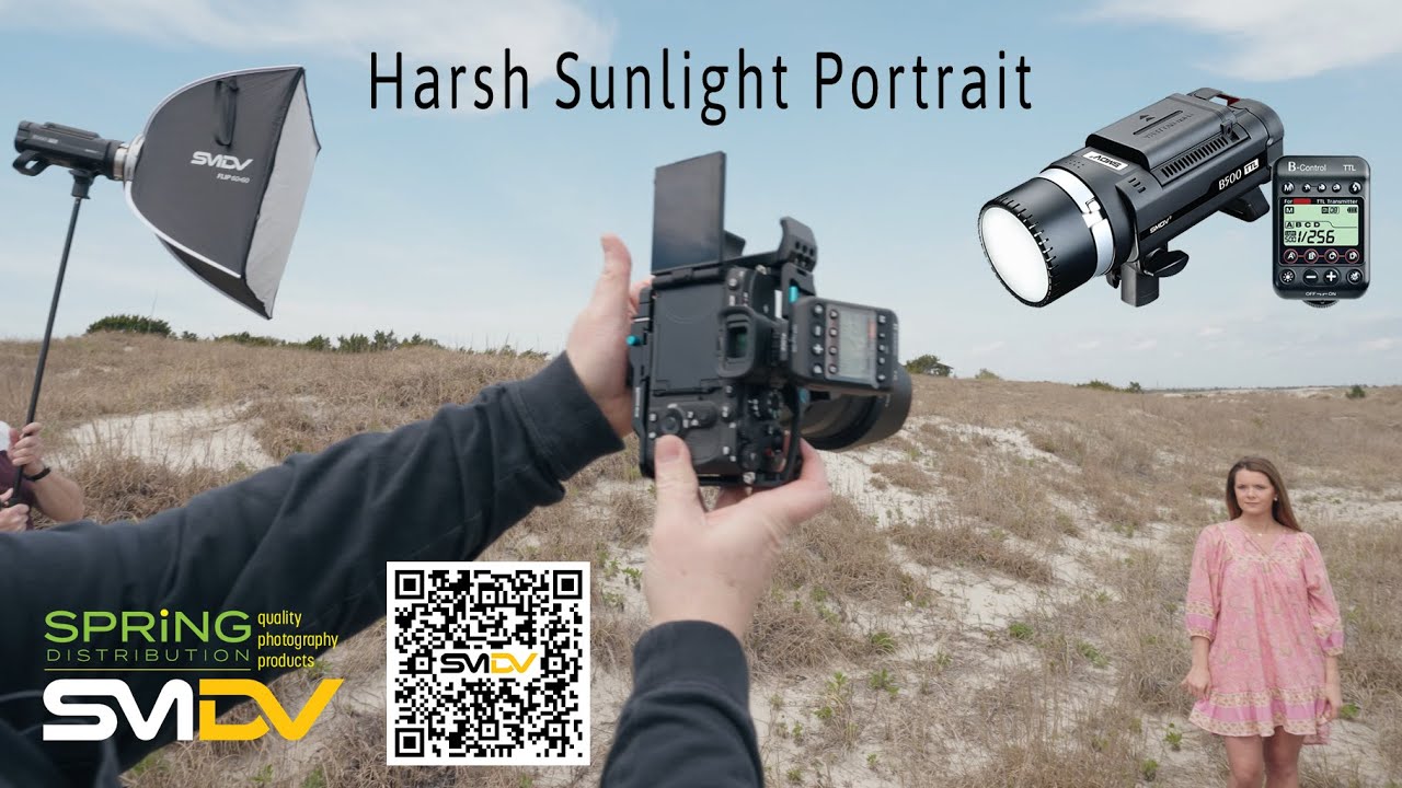 Lighting in Harsh Conditions Portrait of Logan SMDV B500 TTL HSS Sony A7RV