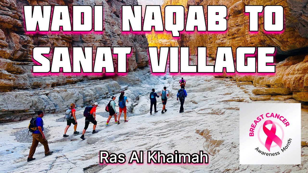 Wadi Naqab to Sanat Village Loop Hike Breast Cancer Awareness Hike UAE