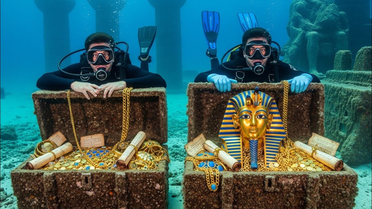 Discovering Egypt's Sunken Tomb: Underwater Ancient Treasures Recovered