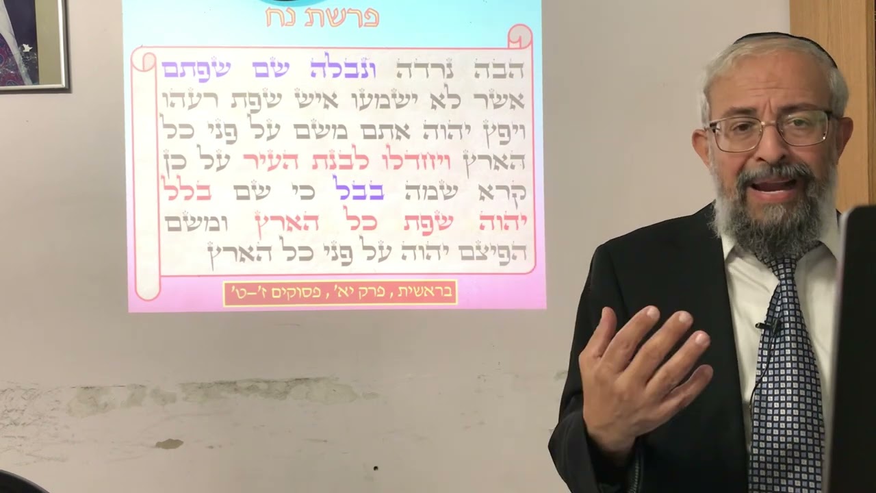 פרשת נח - התהליך המסתתר מאחורי דור הפלגה - הרב ינון קלזאן
