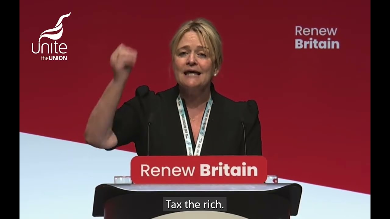 Labour Party Conference 2025 | Sharon Graham, Unite general secretary