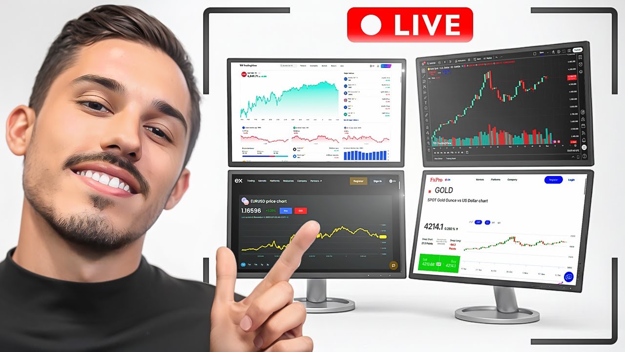 🔴 LIVE Forex & Gold Trading | Professional Market Execution & Top Weekly Setups (XAU/USD)