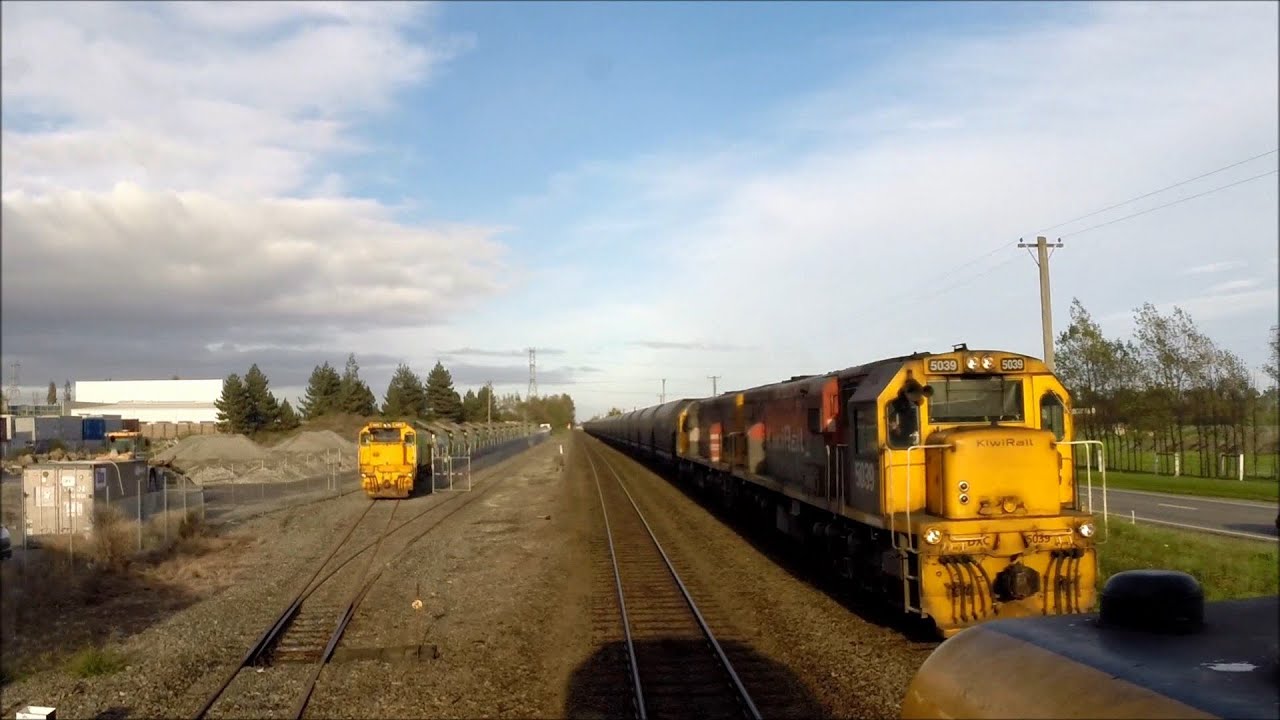 Part 1 - New TranzAlpine 2014 – from the drivers cab, observation carriage and the line-side.
