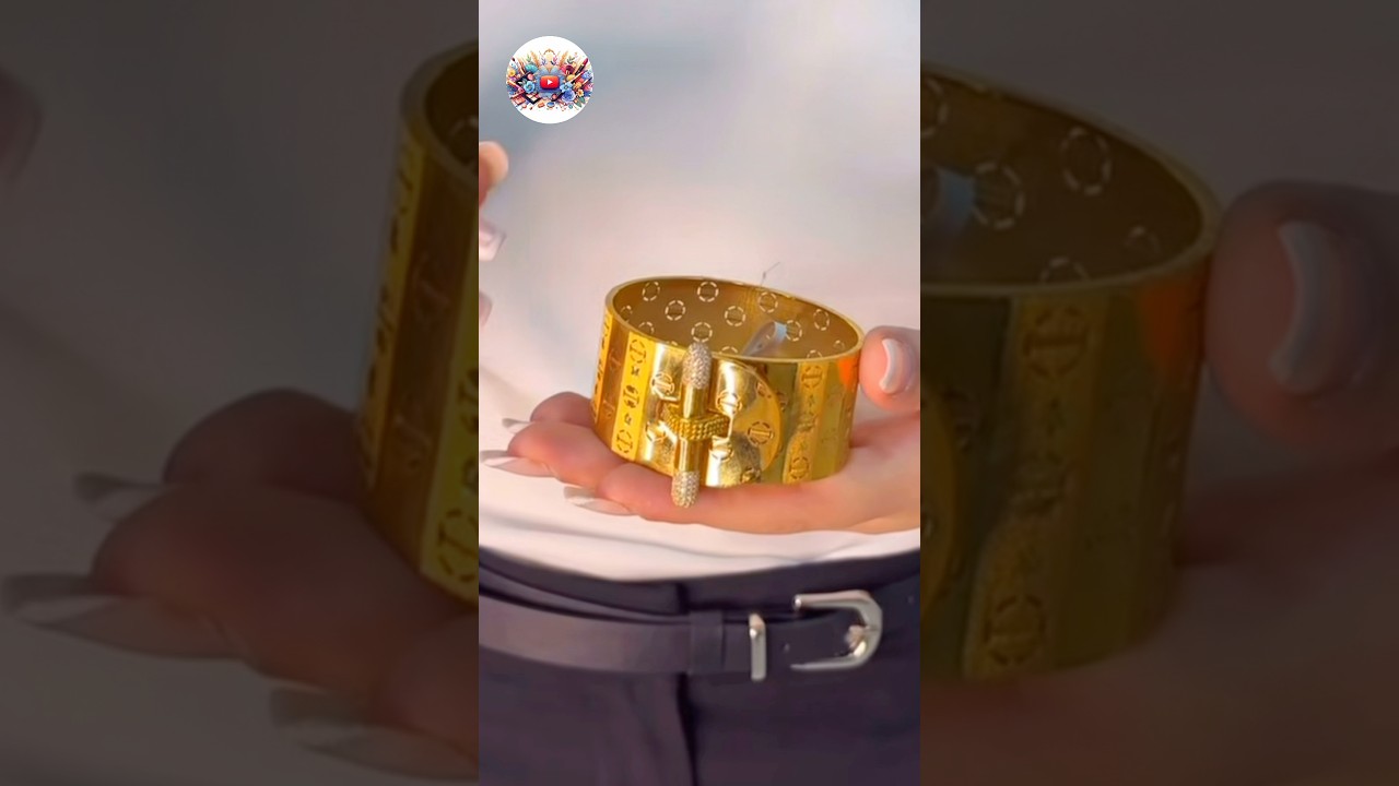 🔒 Lock Style Gold Bracelet | Secure, Stylish & Elegant ✨ 