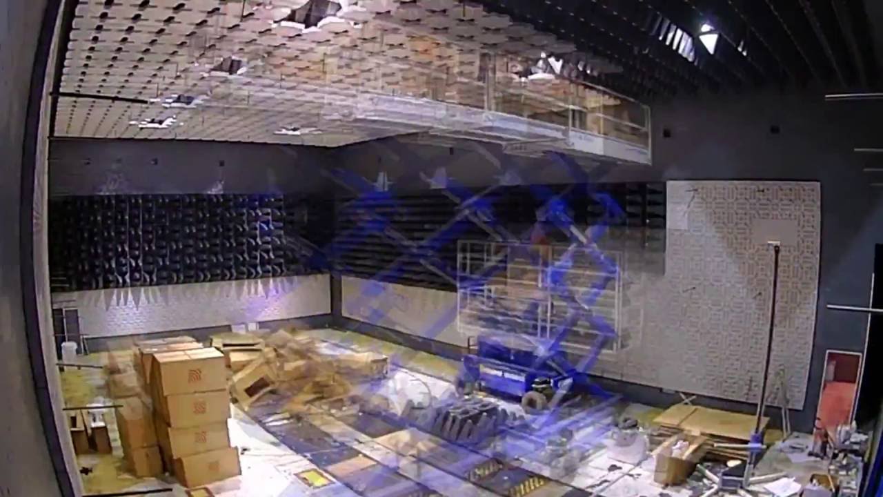 EMC chamber construction timelapse