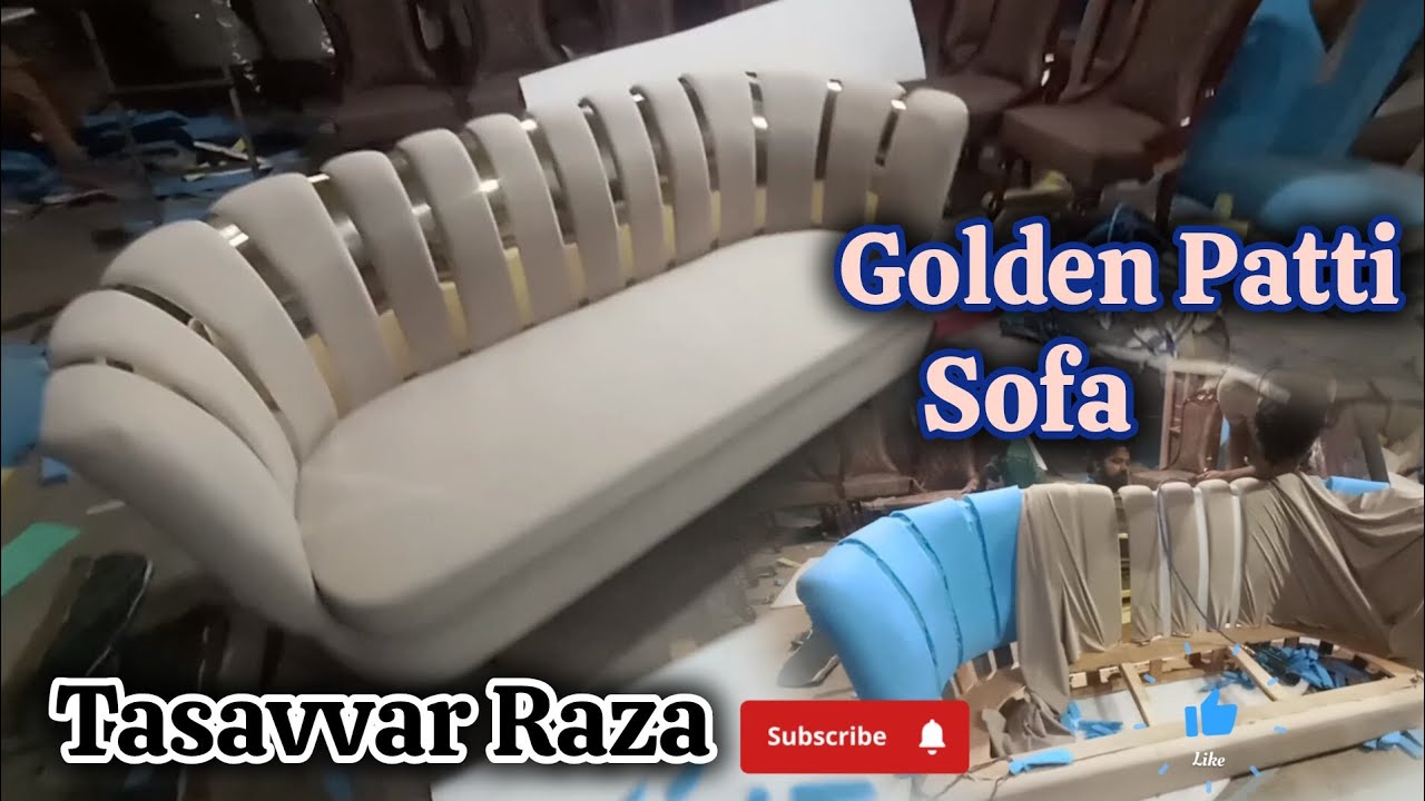 golden Patti Ke Saath sofa kese banaye
