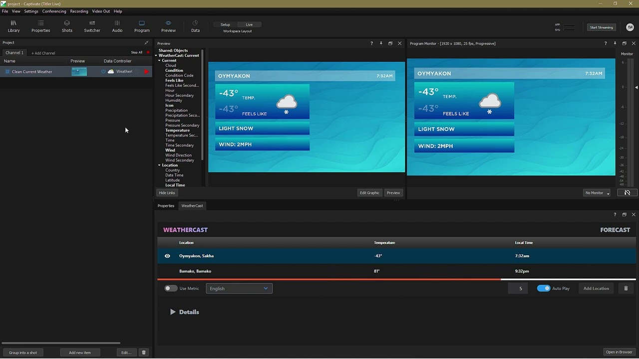 Mastering Weather Graphics: Elevate Your Broadcasts with WeatherCast! | NewBlue Tutorial
