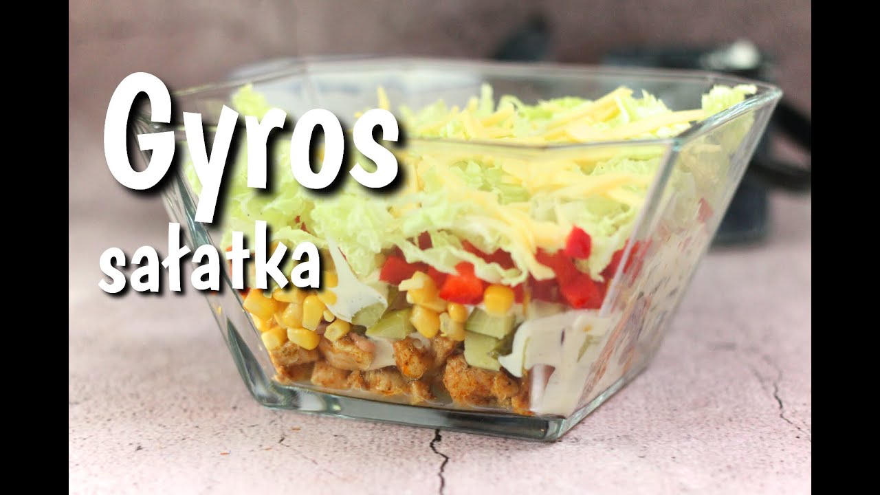 Sałatka Gyros najlepsza - SZYBKI przepis