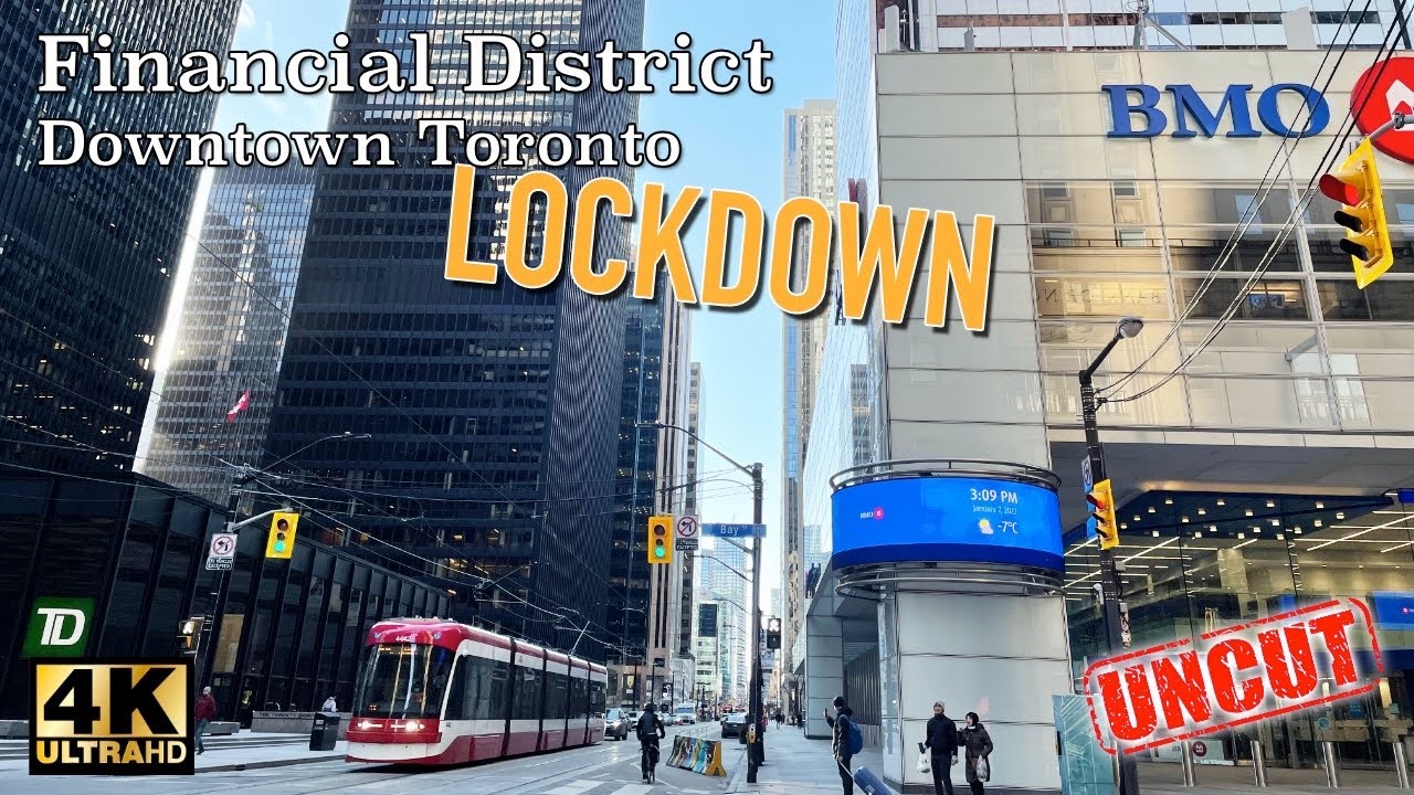 [4K] Toronto Financial District Walking Tour