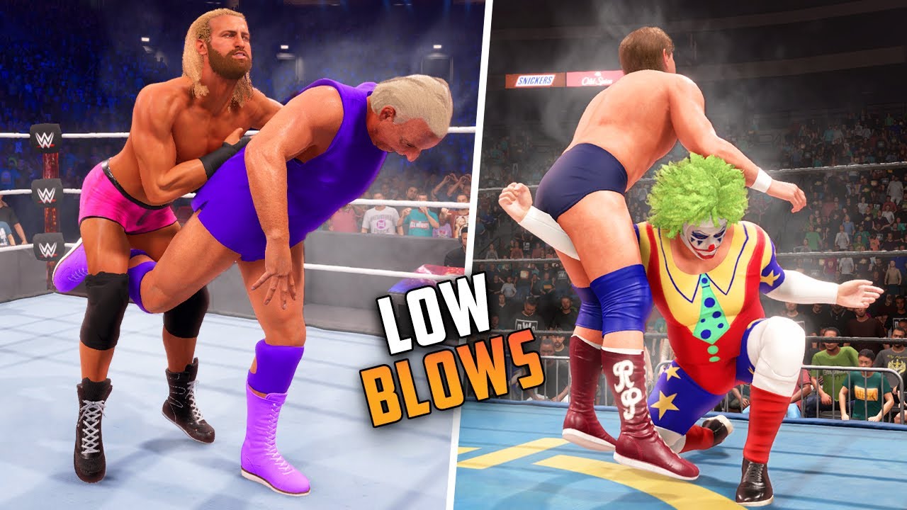 WWE 2K22 - Every Low Blows in the game (includes reversals)