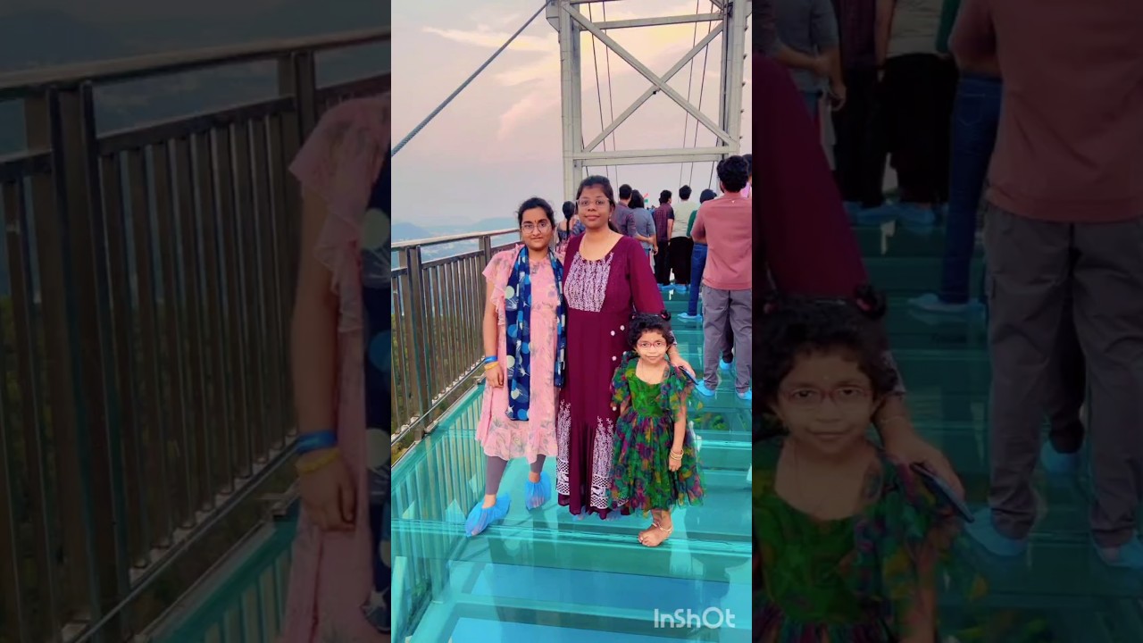 finally on glass bridge♥️