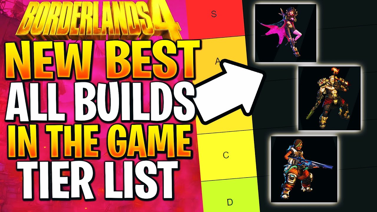 RANKING ALL BEST BUILDS IN THE GAME! Borderlands 4 Tier List
