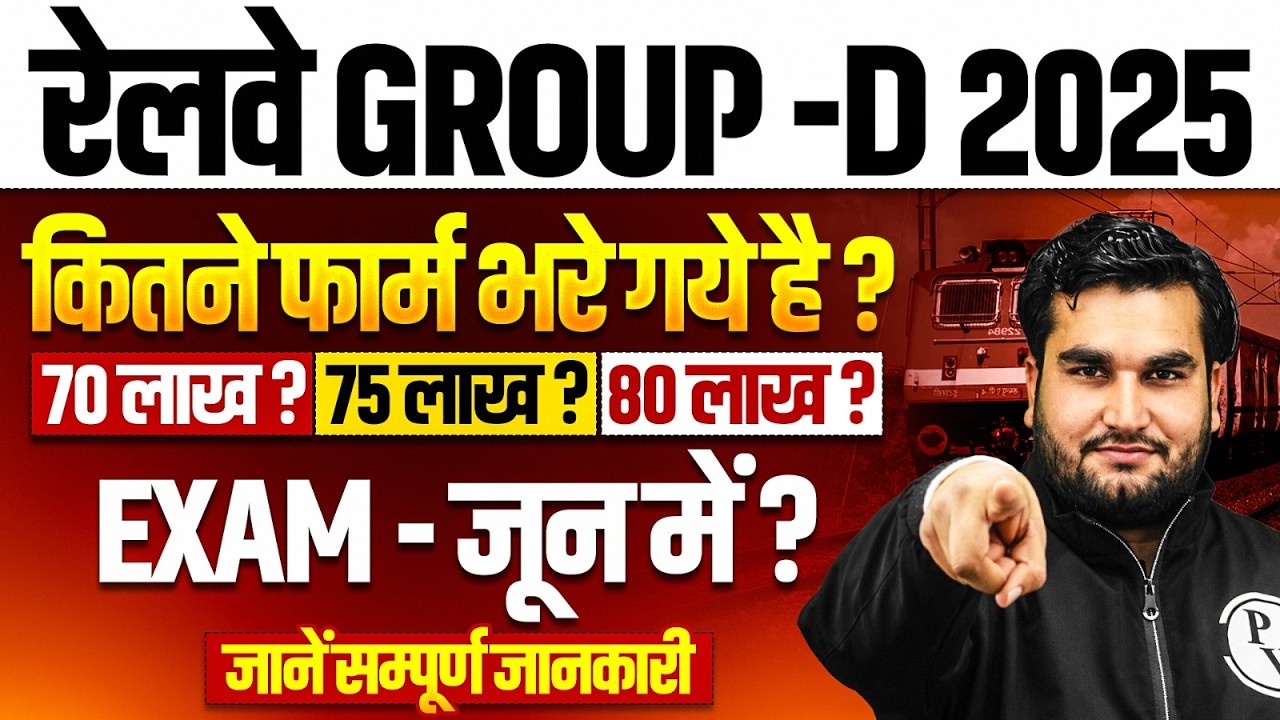 RRB Group D 2025 | RRB Group D Total Form Fill Up 2025 | RRB Group D Exam Date 2026
