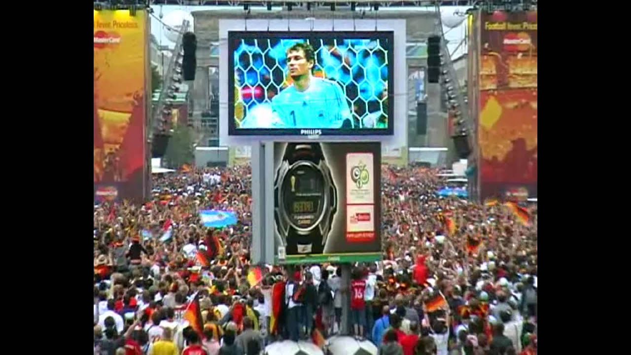 Deutschland - Argentinien: Fanmeile Berlin Fussball WM 2006