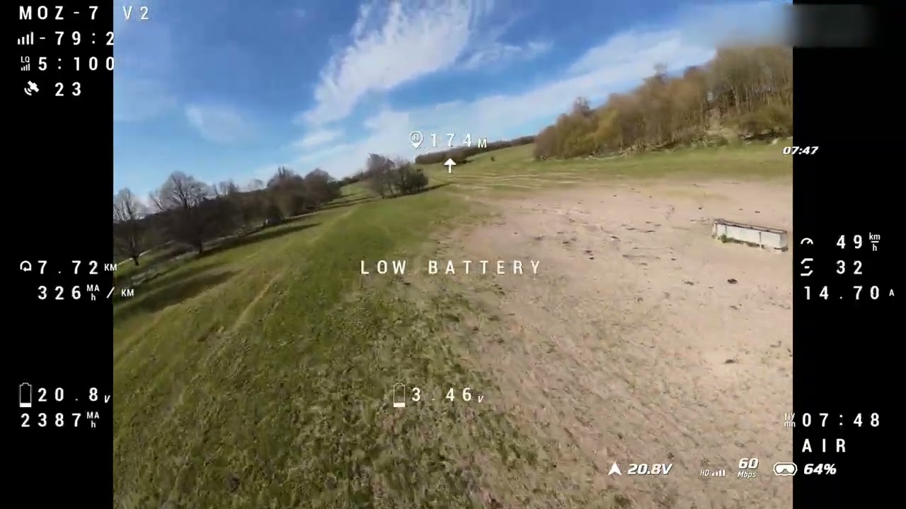 Testing GEPRC MOZ7 V2 Long Range FPV Drone - 6S 6000mAh Li-ion Battery