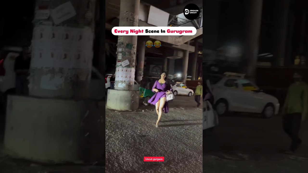 Every Night Scene In Gurgaon #gurgaon #shorts #short #yt #ytshorts #shortsfeed #viral