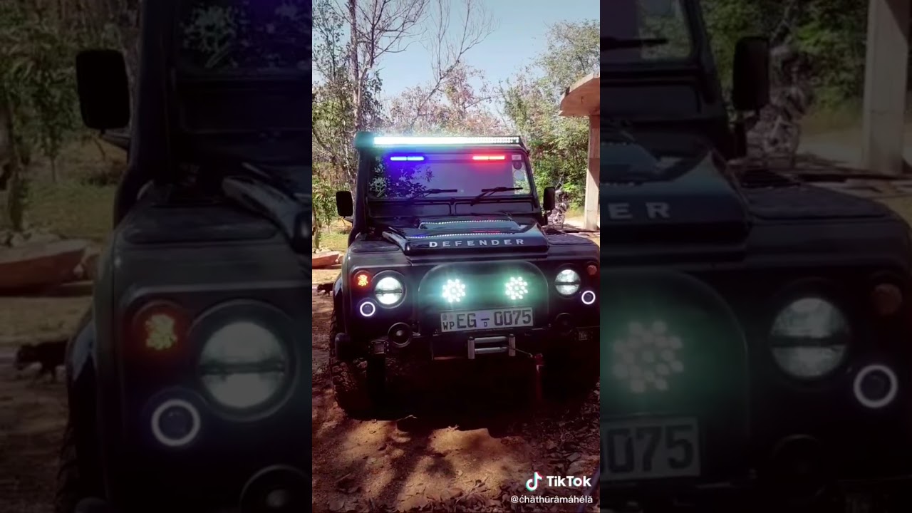Most satisfying sri lanka defender vehicle vip light sistem vedio for whatsapp status Auto fast