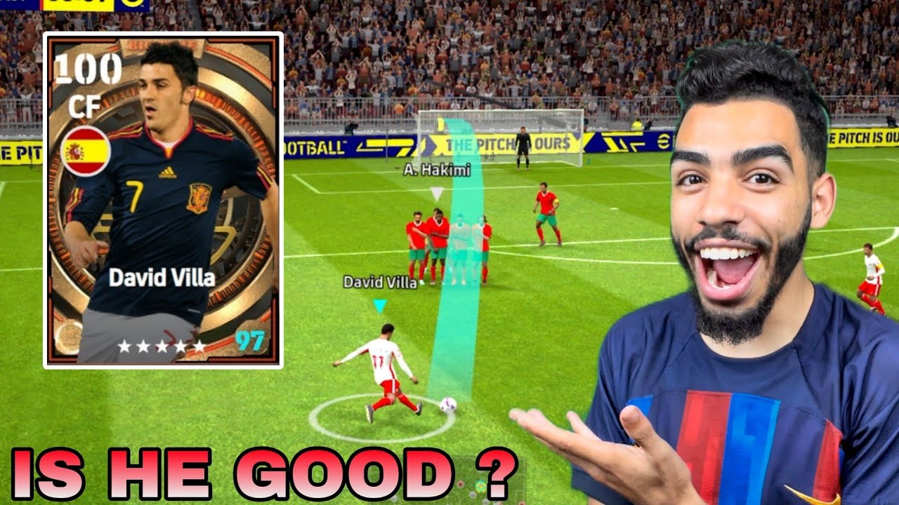 ОБЗОР ИГРЫ ДЭВИДА ВИЛЛЫ С РЕЙТИНГОМ 100 🔥 ДОСТАТОЧНО ЛИ ОН ХОРОШ? eFootball mobile
