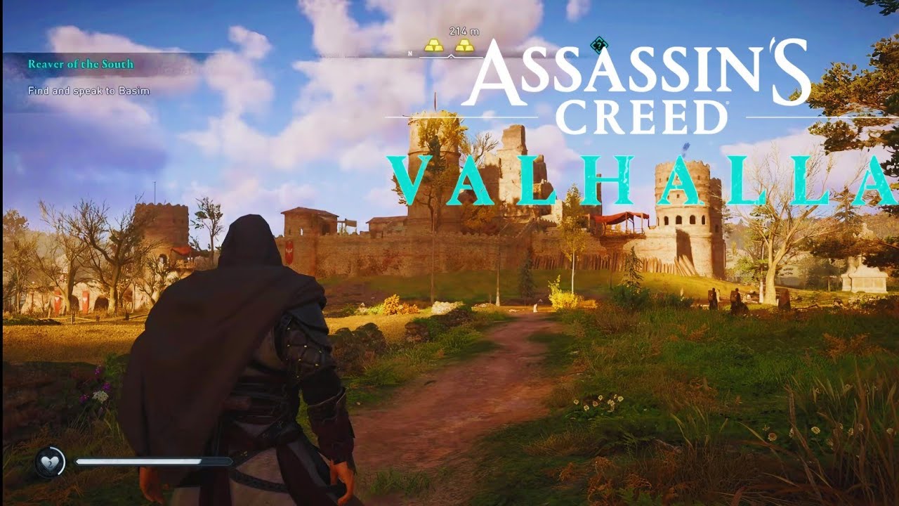 Assassin's Creed Valhalla Stealth Outpost Clearing With Basim Outfit Free Roam and Parkour🔥💀
