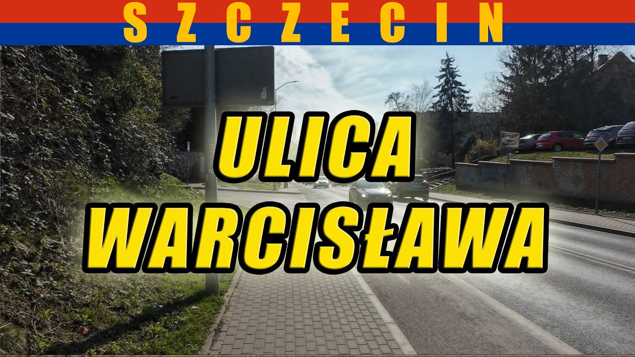 ul. Warcisława - wiosenny spacer po Szczecinie. Marzec 2024.