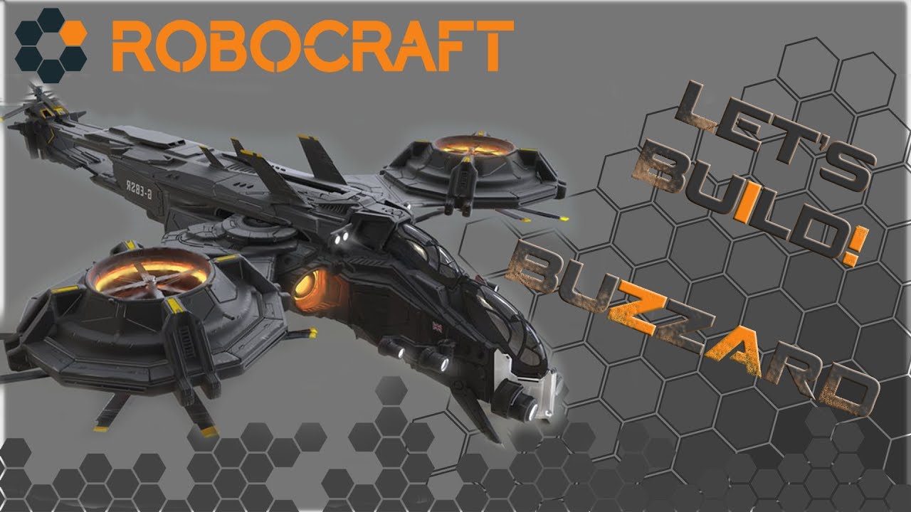 ROBOCRAFT [Let's Build!] BUZZARD [Helicopter!]