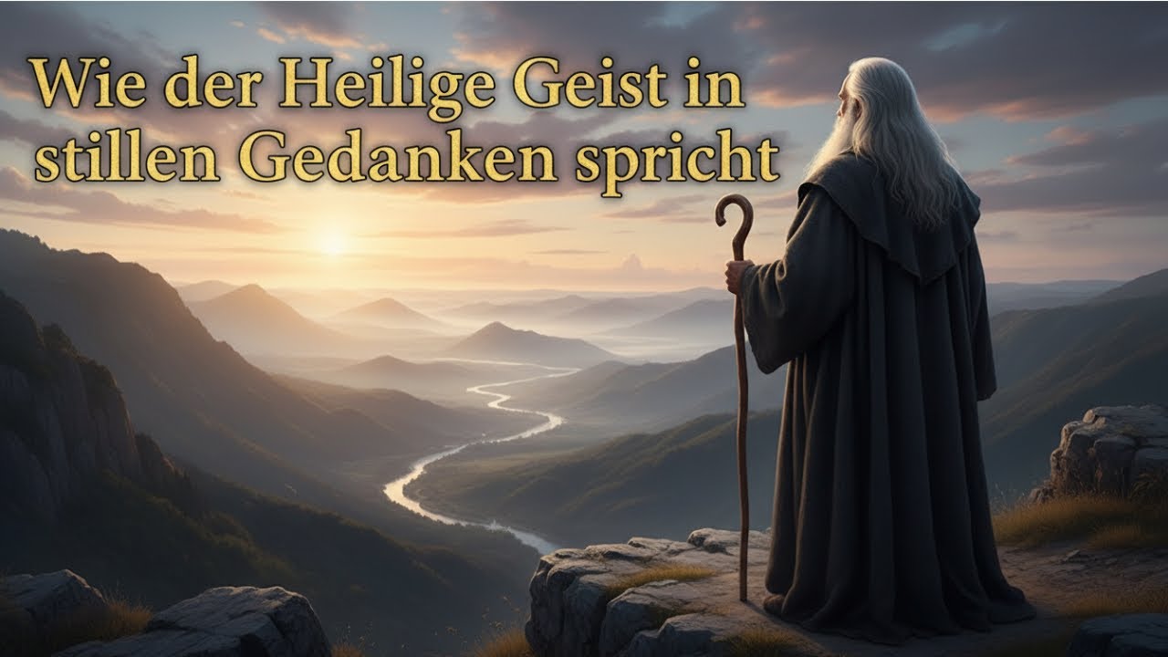 Wie der Heilige Geist in stillen Gedanken spricht