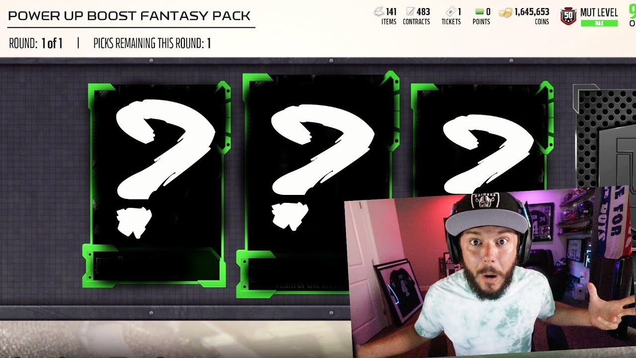 10 POWER UP BOOST PACKS!! W OR L? | MADDEN 18 PACK OPENING