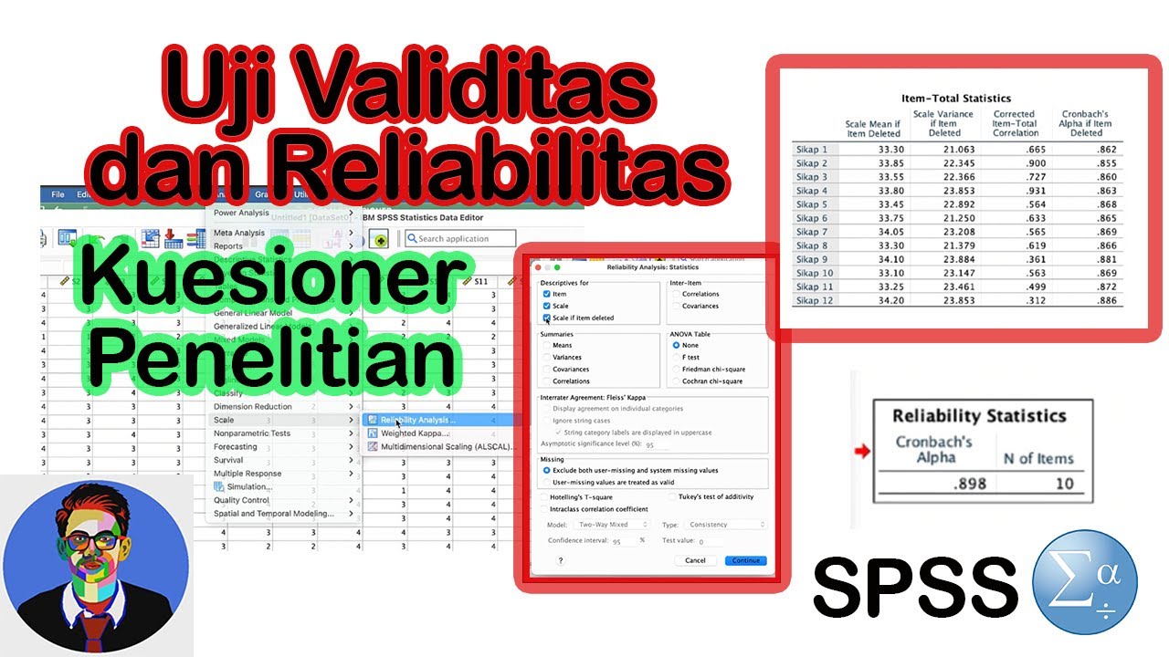 Penjelasan dan Langkah Uji Validitas dan Reliabilitas Kuesioner Penelitian Menggunakan SPSS