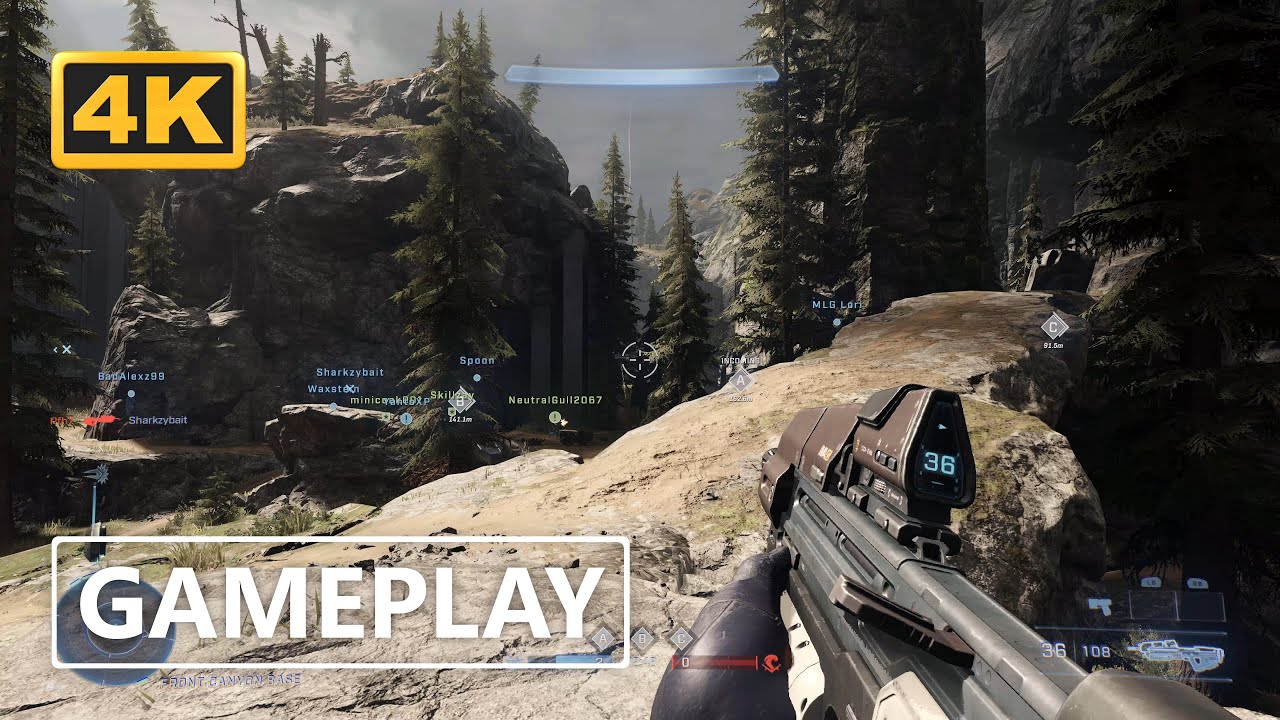 Halo Infinite Xbox Series X BTB Total Control Gameplay 4K