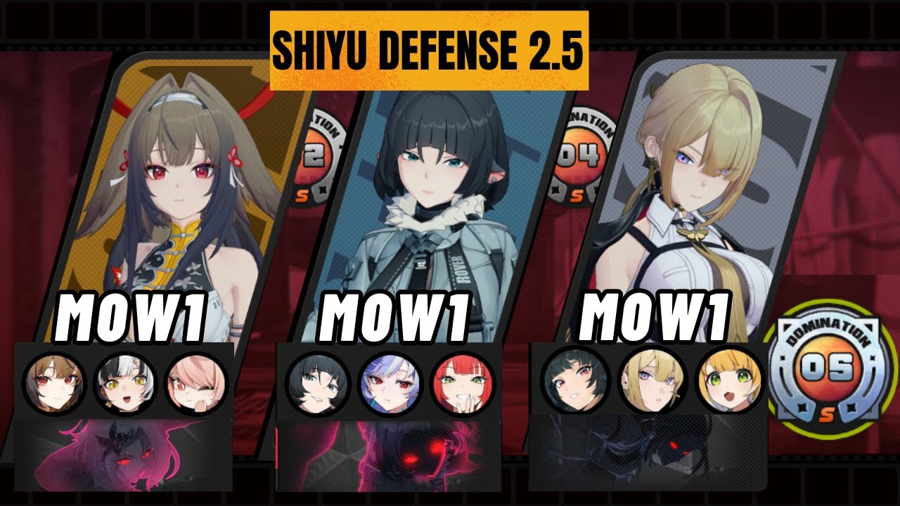 New Shiyu Defense!!! Zenless Zone Zero - Shunguang M0W1, Jane Doe M0W1, Evelyn M0W1