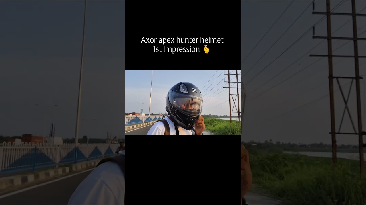 Axor apex hunter helmet 1st Impression 🫰