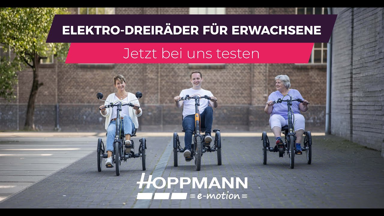 Unsere Elektro Dreiräder  | Hoppmann E-Motion
