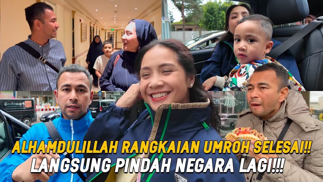 KELAR UMROH!! RAFFI SEKELUARGA LANJUT TERBANG BERLIN!! RAFATHAR CIPUNG ASIK BERBURU KULINER!!