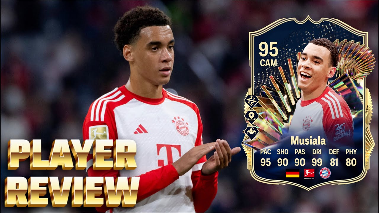 ¡LA JOYA DEL BAYERN MUNICH! -REVIEW JAMAL MUSIALA 95 TOTS BUNDESLIGA EAFC 24/ FIFA 24