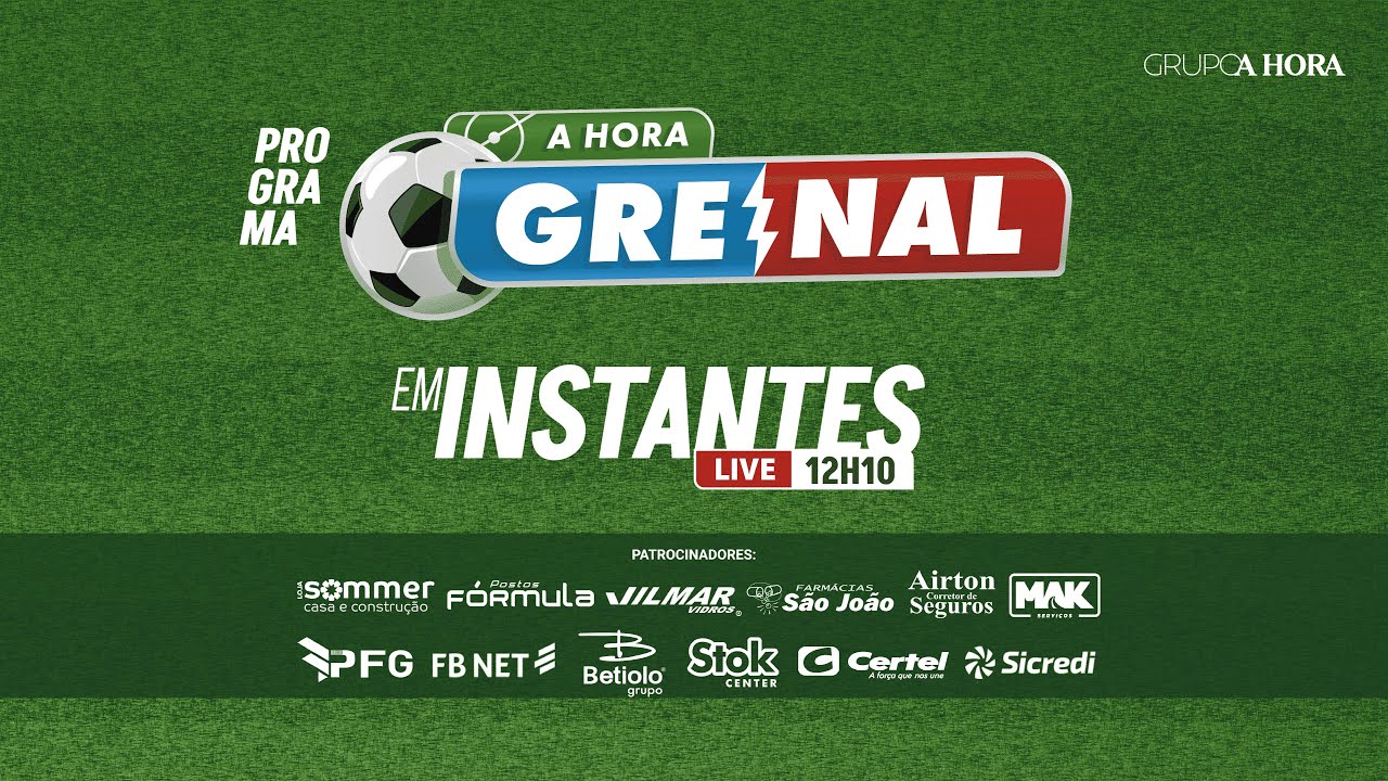 AO VIVO: PROGRAMA A HORA GRENAL  | 26/01/2026 | #451