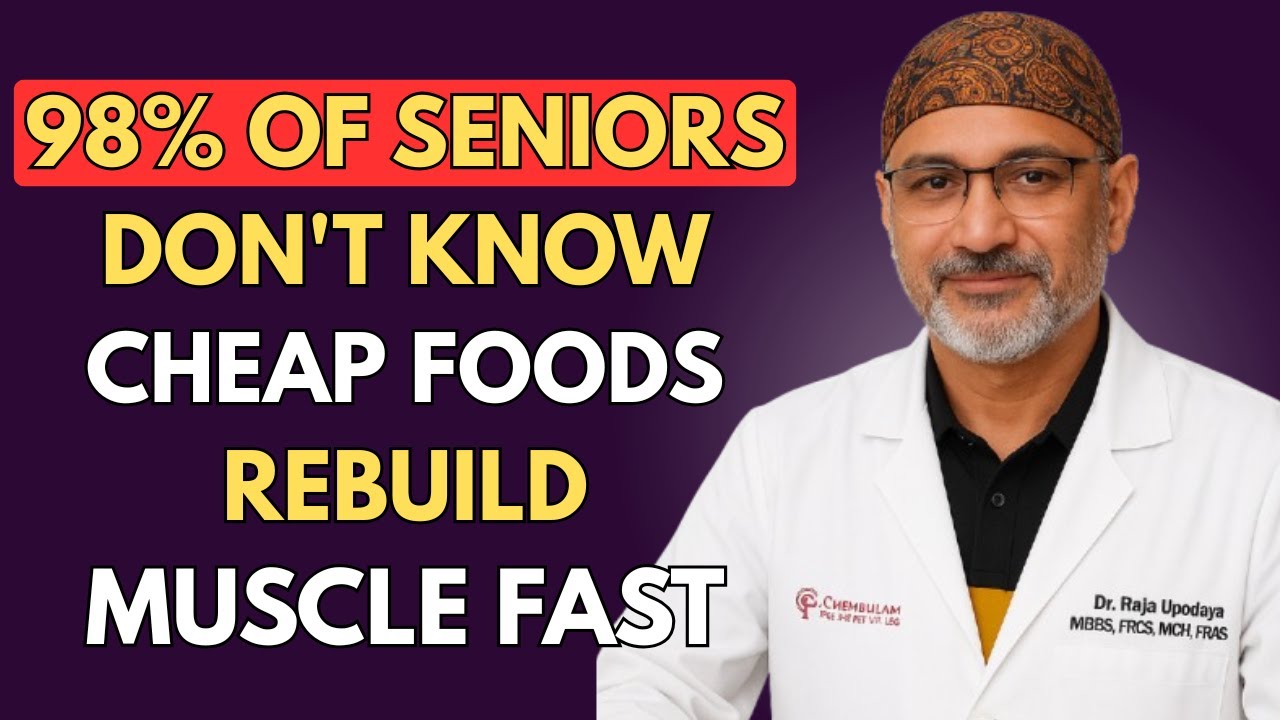 Over 60? Eat These 7 Cheap High-Protein Foods to Build Muscle Fast | Dr. Pradip Jamnadas