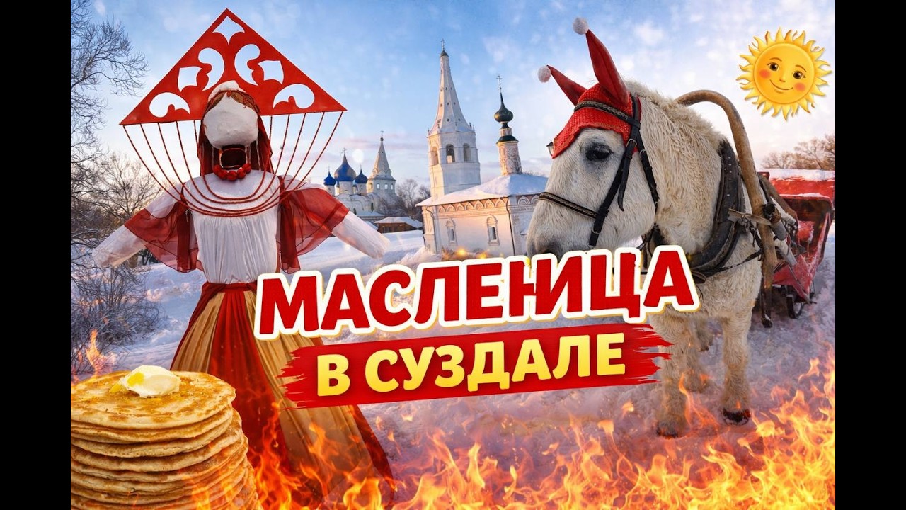 Как празднуют масленицу в Суздале. Самый яркий праздник в России