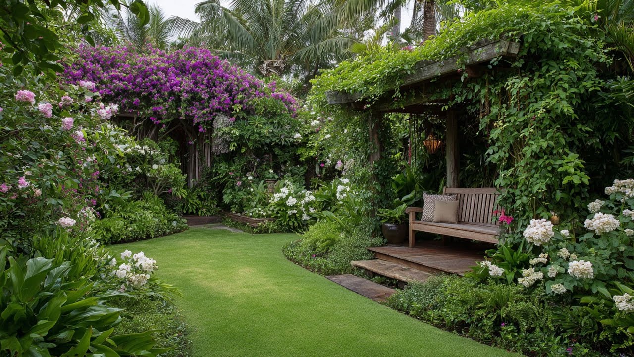 Create Timeless Beauty of a Small Rustic Front Yard Garden Oasis