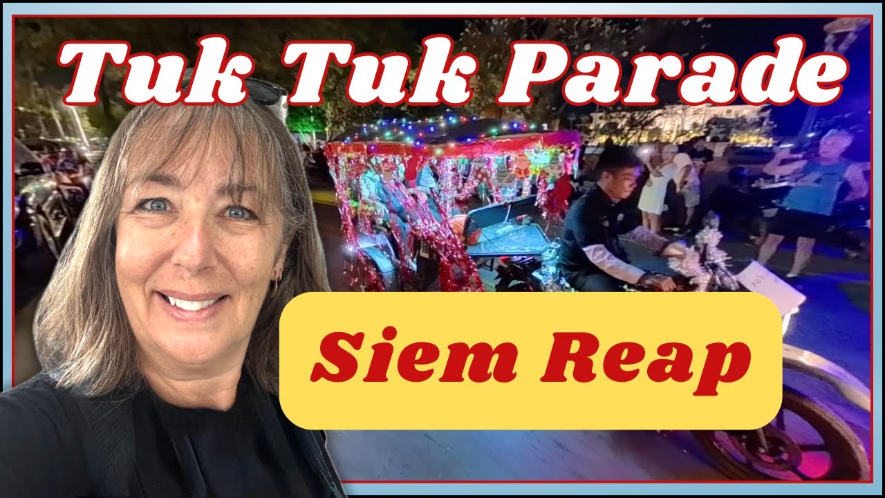 Siem Reap's Christmas 2025 Tuk Tuk Parade