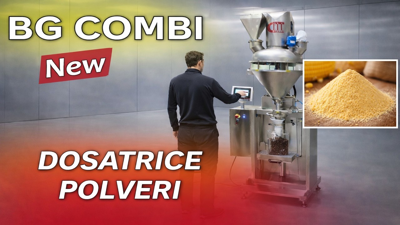 Dosatrice pesatrice semiautomatica per farine e polveri | NEW BG COMBI