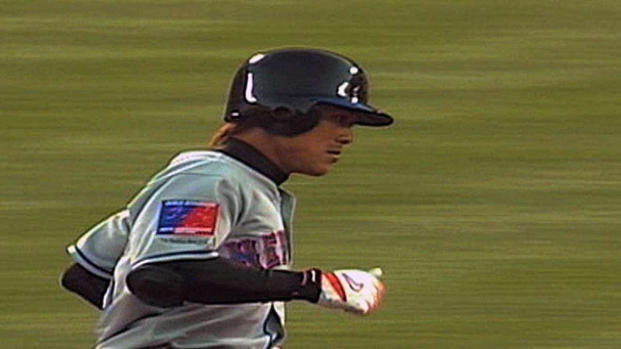 NYM@ATL: Matsui homers on the first pitch he sees