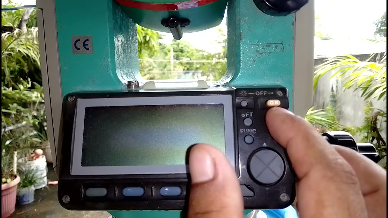 orientación con z sokkia set 610