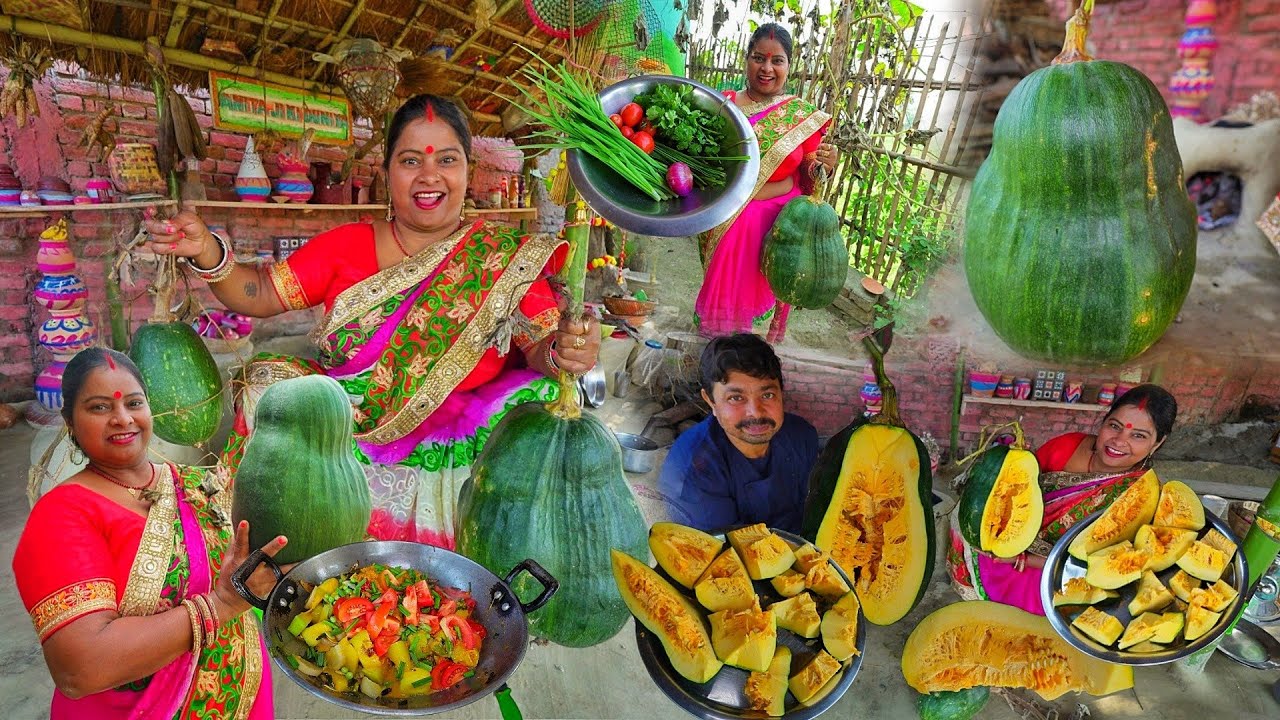 कोहड़ा की सब्जी घर में उगाए कद्दू की इतनी स्वादिष्ट मसालेदार सब्जी Pumpkin-Khadu ki Sabji