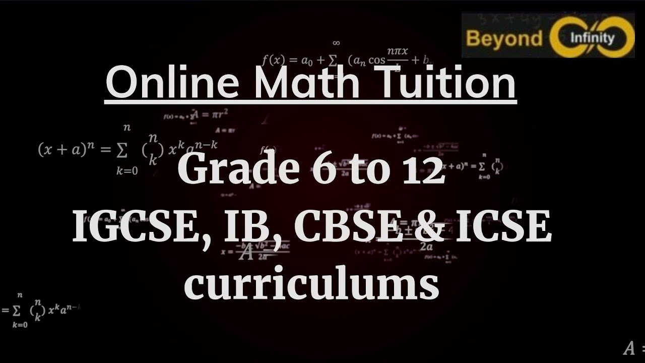 Online Math Tuition