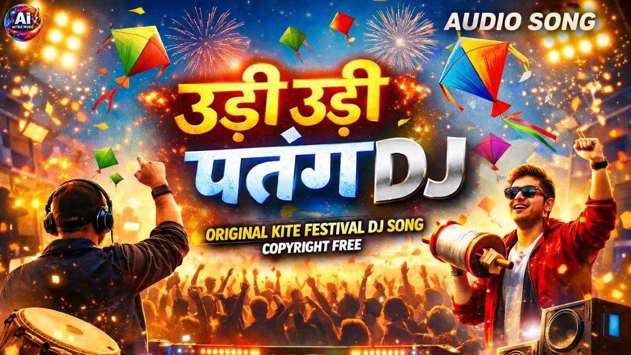 उड़ी उड़ी पतंग DJ 🪁🔥 | Original Kite Festival DJ Song | makar Sankranti special song 2026