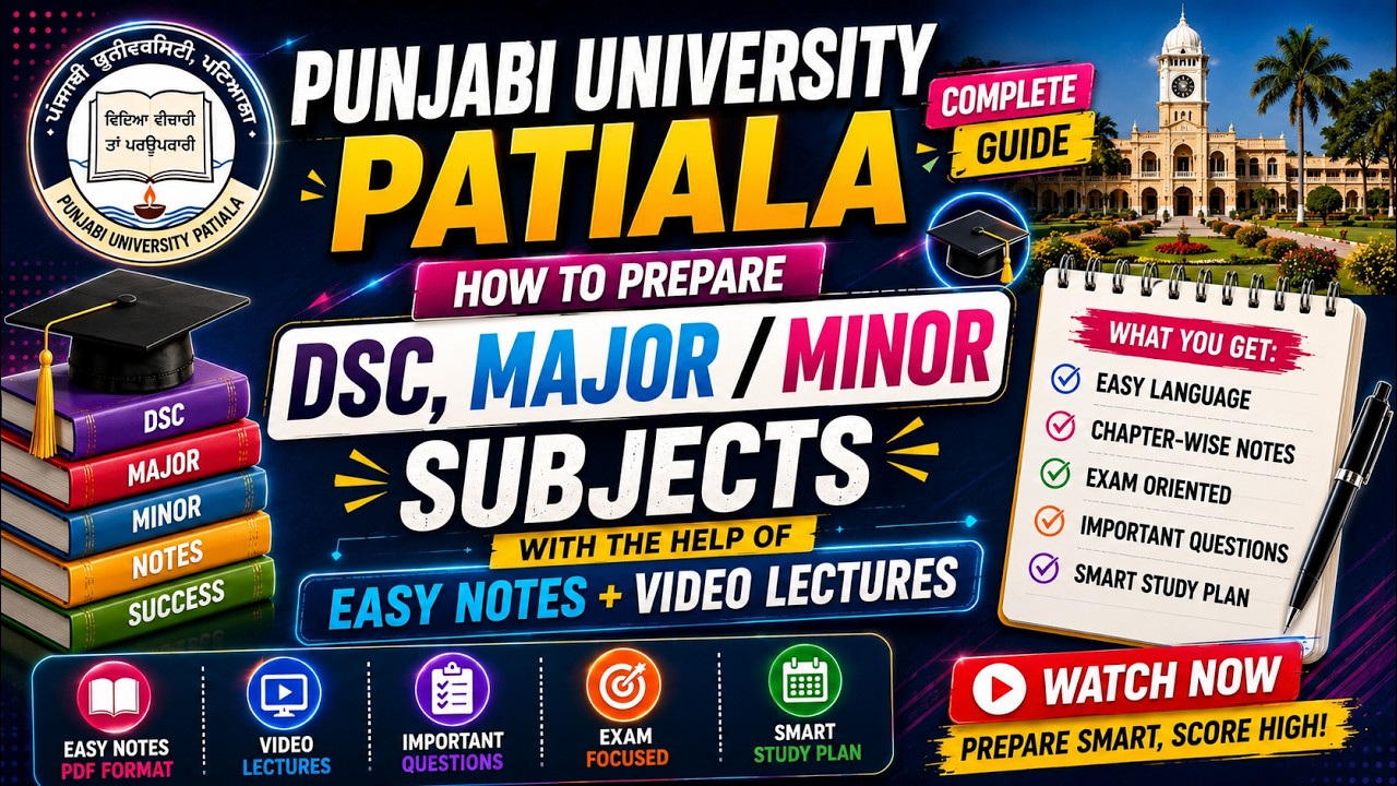 How to Prepare for BA 1st Semester | Major Minor Subjects | BA Semester 1 All Subject